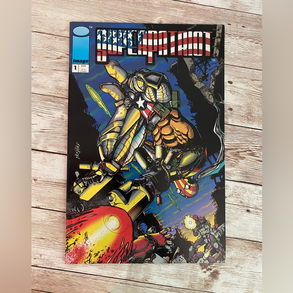 Vintage 1993 SuperPatriot #1, published by Image Comics Comic Book
